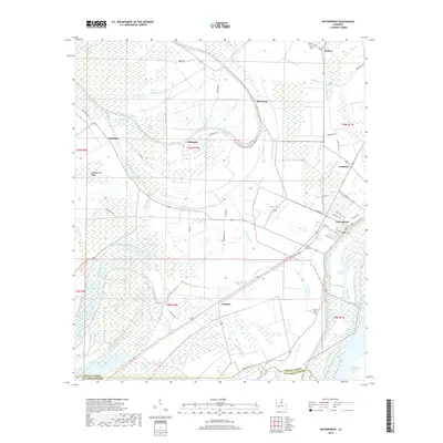 2018 Map of Waterproof, 2018 Print
