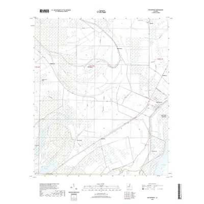 2020 Map of Waterproof, 2020 Print