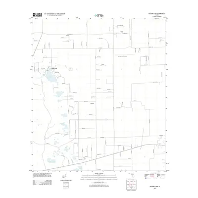 2012 Map of Waters Lake, 2012 Print