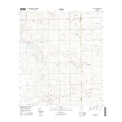 2015 Map of Waters Lake, 2015 Print