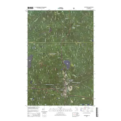 2014 Map of Watersmeet, 2014 Print