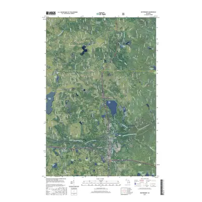 2017 Map of Watersmeet, 2017 Print