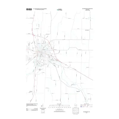 2013 Map of Watertown, 2013 Print