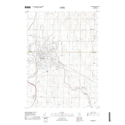 2018 Map of Watertown, 2018 Print