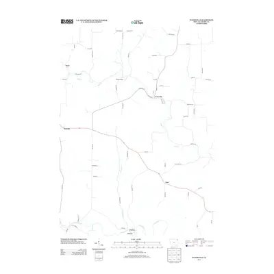 2013 Map of Waterville, 2013 Print