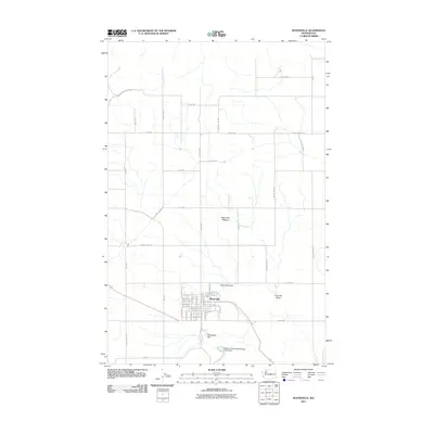 2011 Map of Waterville, 2011 Print
