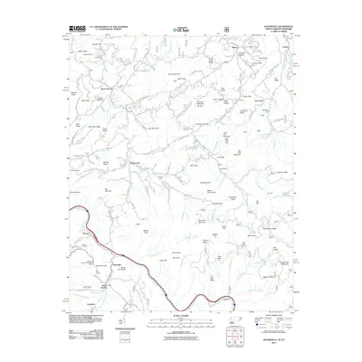 2011 Map of Waterville, 2011 Print