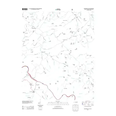 2013 Map of Waterville, 2013 Print