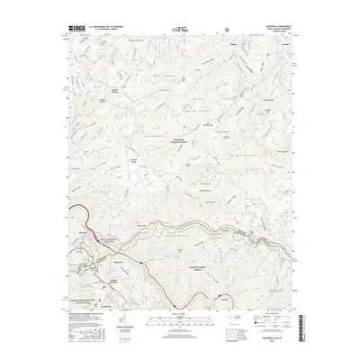 2016 Map of Waterville, 2016 Print