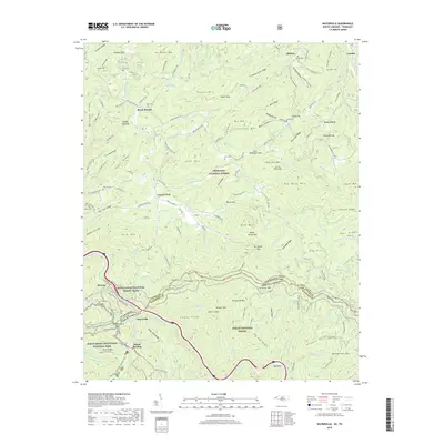 2019 Map of Waterville, 2019 Print