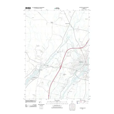 2011 Map of Waterville, 2011 Print