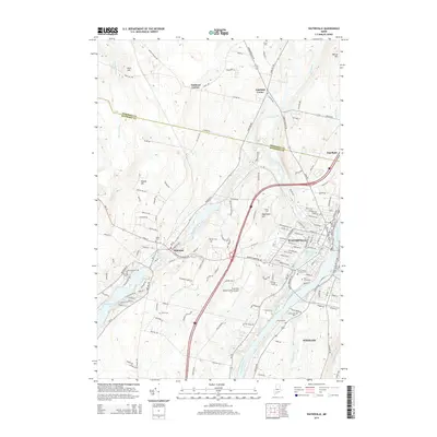 2014 Map of Waterville, 2014 Print