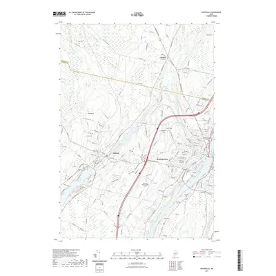 2021 Map of Waterville, 2021 Print