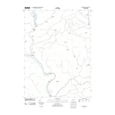 2010 Map of Waterville, 2010 Print