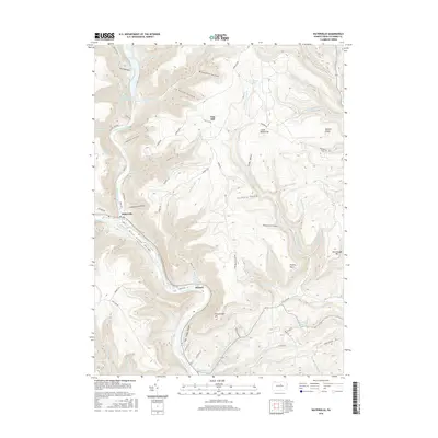 2016 Map of Waterville, 2016 Print
