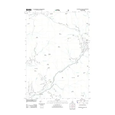2012 Map of Waterville Valley, 2012 Print