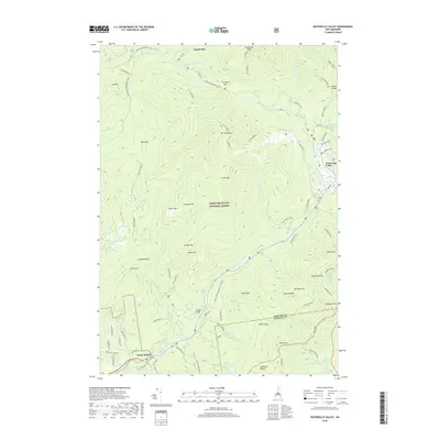 2018 Map of Waterville Valley, 2018 Print