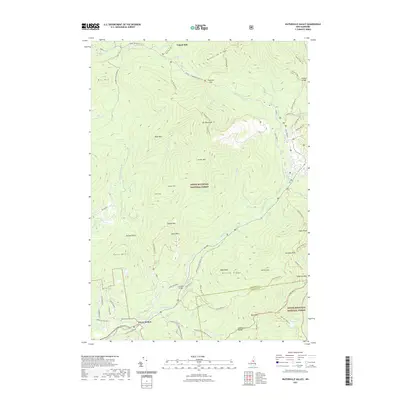 2021 Map of Waterville Valley, 2021 Print