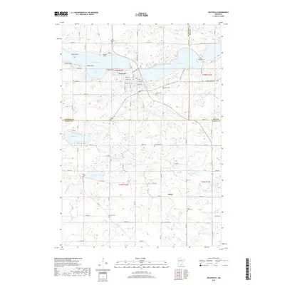 2019 Map of Waterville, 2019 Print