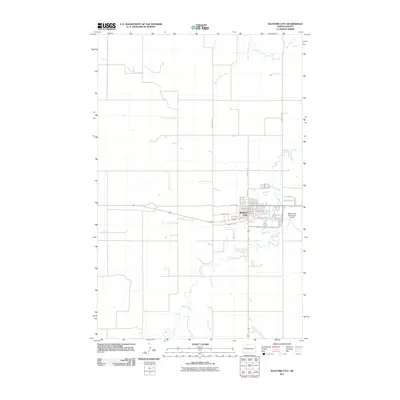 2011 Map of Watford City, 2011 Print
