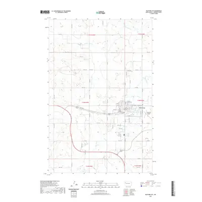 2020 Map of Watford City, 2020 Print