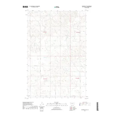 2017 Map of Watford City NE, 2017 Print