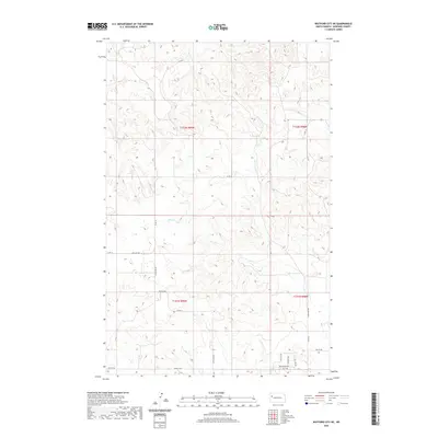2020 Map of Watford City NE, 2020 Print