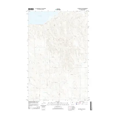 2014 Map of Watford City NW, 2014 Print