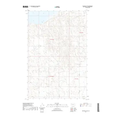 2017 Map of Watford City NW, 2017 Print