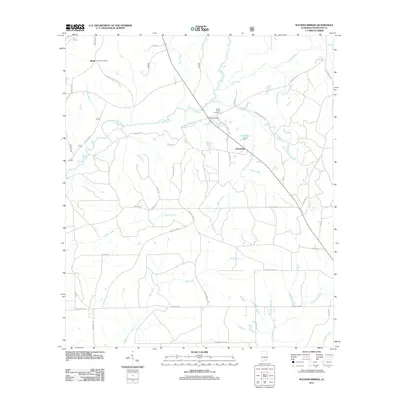 2011 Map of Watkins Bridge, 2011 Print