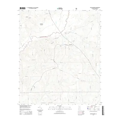 2014 Map of Watkins Bridge, 2014 Print