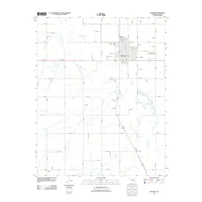 2012 Map of Watonga, 2012 Print