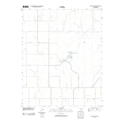 2010 Map of Watonga Lake, 2010 Print