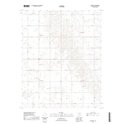 2018 Map of Watonga SE, 2018 Print