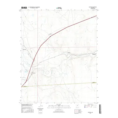 2017 Map of Watrous, 2017 Print