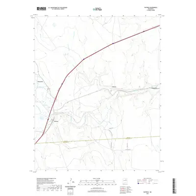 2020 Map of Watrous, 2020 Print