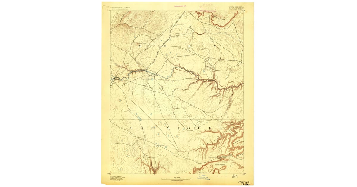 1800s (19th Century) Maps of Valmora, NM | Pastmaps
