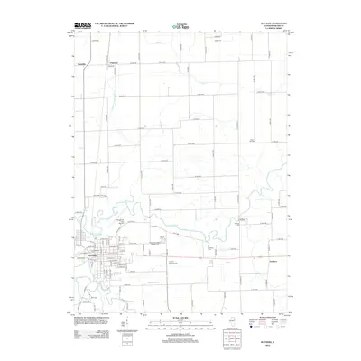 2012 Map of Watseka, 2012 Print
