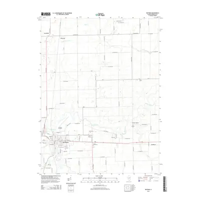 2015 Map of Watseka, 2015 Print