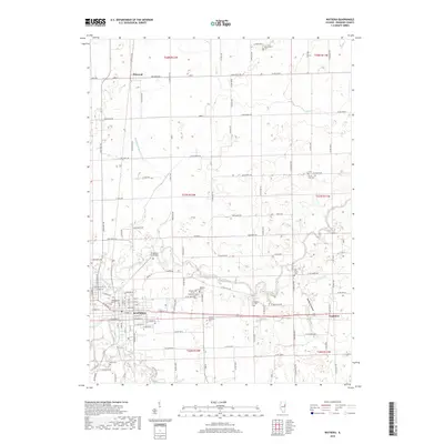 2018 Map of Watseka, 2018 Print