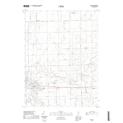 2021 Map of Watseka, 2021 Print