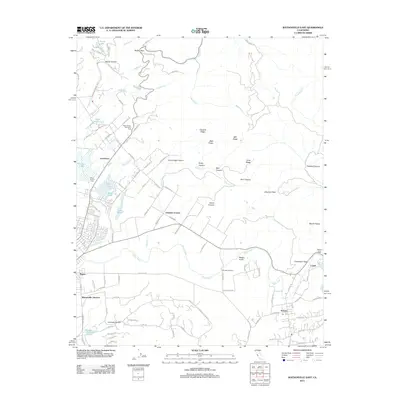 2012 Map of Watsonville East, 2012 Print