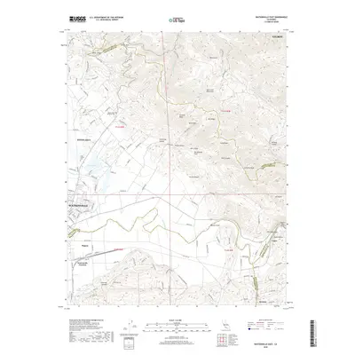 2018 Map of Watsonville East, 2018 Print