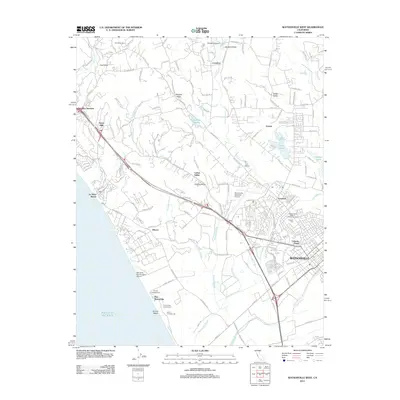2012 Map of Watsonville West, 2012 Print