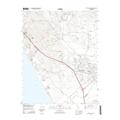 2015 Map of Watsonville West, 2015 Print