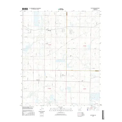 2017 Map of Wattensaw, 2017 Print