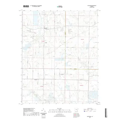 2020 Map of Wattensaw, 2020 Print