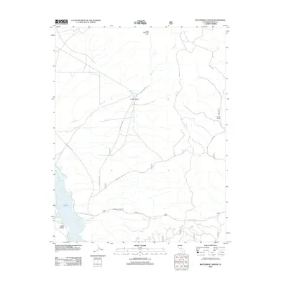 2012 Map of Watterson Canyon, 2012 Print