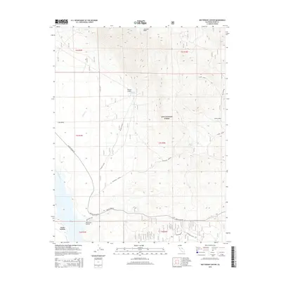 2015 Map of Watterson Canyon, 2015 Print