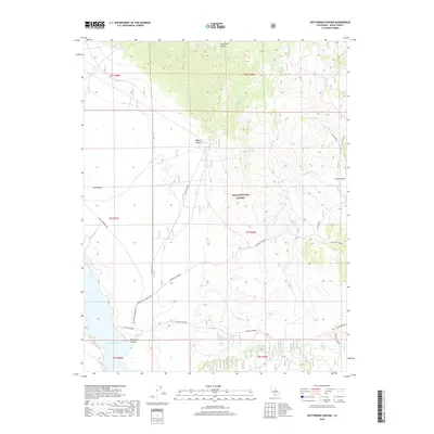 2018 Map of Watterson Canyon, 2018 Print